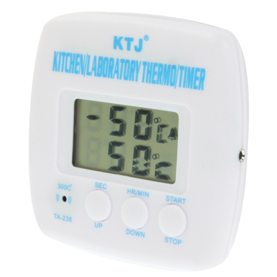 LCD Thermometer & Timer with Alarm Function for Kitchen Laboratory Factory - Click Image to Close